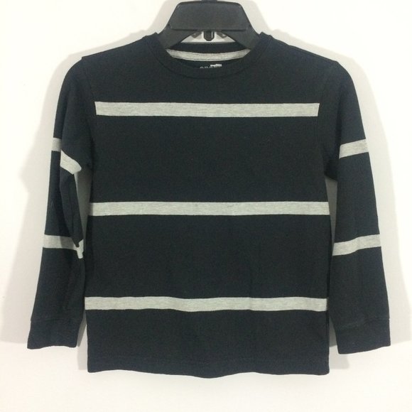 Old Navy Other - Old Navy Boys S 6-7 Blackjack Gray Striped Tshirt